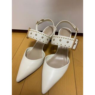 チャールズアンドキース(Charles and Keith)のチャールズ＆キース スタッズ スリングバックヒール (ハイヒール/パンプス)