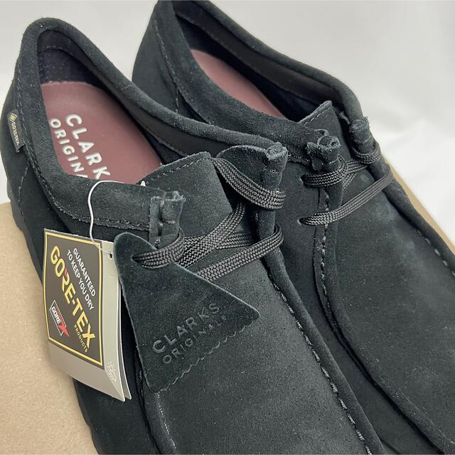 Clarks(クラークス)のクラークス Wallabee ワラビー 黒 ゴアテックス Clarks GORE メンズの靴/シューズ(スリッポン/モカシン)の商品写真