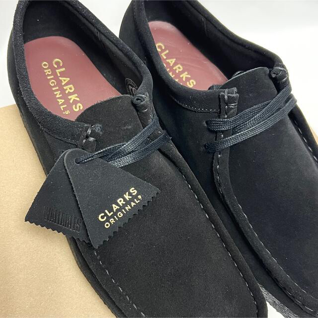 Clarks - クラークス オリジナルス Wallabee ワラビー Clarks 黒 ロー ...