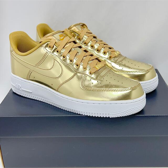 スニーカー　デュブレ　メタリックゴールド　AF1 金色　ナイキ　アクセサリー