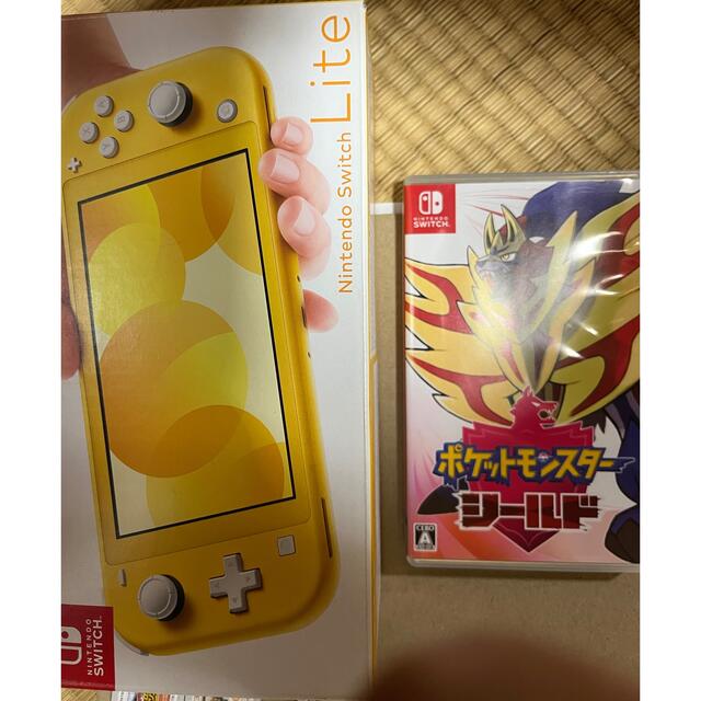 Nintendo Switch Lite イエロー　ポケモンシールドセット