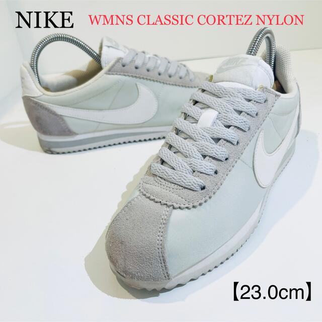 NIKE/ナイキ★CORTEZ/コルテッツナイロン★ピュアプラチナム白★23.0