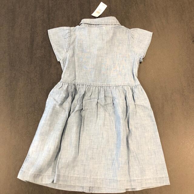 babyGAP(ベビーギャップ)のベビーギャップ☆105☆4歳☆半袖ワンピース☆キッズ子供ガールズ☆女の子☆デニム キッズ/ベビー/マタニティのキッズ服女の子用(90cm~)(ワンピース)の商品写真