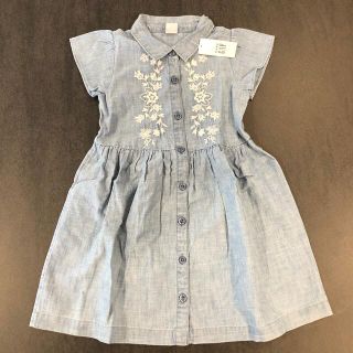 ベビーギャップ(babyGAP)のベビーギャップ☆105☆4歳☆半袖ワンピース☆キッズ子供ガールズ☆女の子☆デニム(ワンピース)