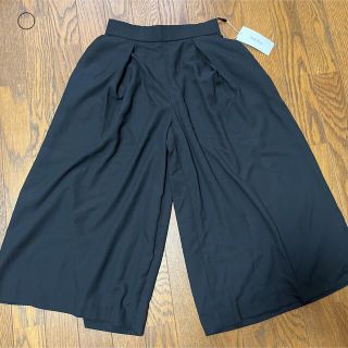 ベルメゾン(ベルメゾン)の✅style note　ワイドパンツ 黒　M(キュロット)