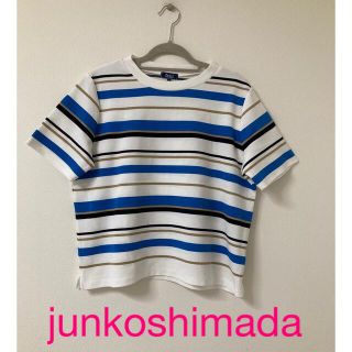 ジュンコシマダ(JUNKO SHIMADA)のjunkoshimada ボーダーTシャツ(Tシャツ/カットソー(半袖/袖なし))