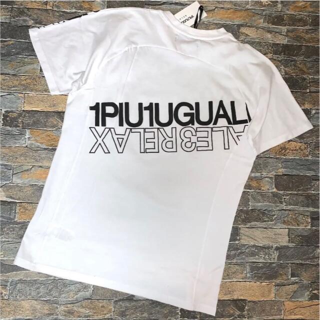 1piu1uguale3(ウノピゥウノウグァーレトレ)の【新品】1PIU1UGUALE3 RELAX／ブランドロゴ ＴシャツカットソーM メンズのトップス(Tシャツ/カットソー(半袖/袖なし))の商品写真