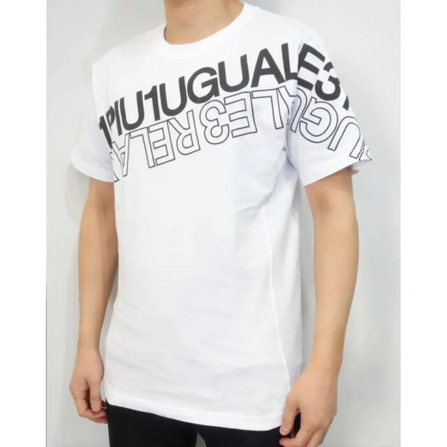 1piu1uguale3(ウノピゥウノウグァーレトレ)の【新品】1PIU1UGUALE3 RELAX／ブランドロゴ ＴシャツカットソーM メンズのトップス(Tシャツ/カットソー(半袖/袖なし))の商品写真