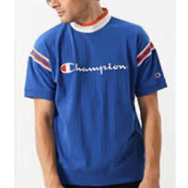 Champion(チャンピオン)のChampion Mock Neck チャンピョンモックネック半袖tシャツ　XL メンズのトップス(Tシャツ/カットソー(半袖/袖なし))の商品写真