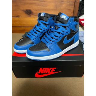 ナイキ(NIKE)のjordan 1 black marina blue NIKE スニーカー(スニーカー)