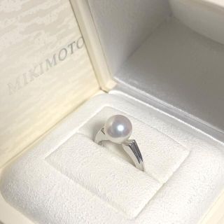 ミキモト(MIKIMOTO)の【ご専用】ミキモトパールイヤリング8.4mm8号pt950(リング(指輪))