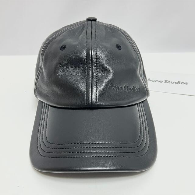 Acne Studios - 新品 アクネ ストゥディオズ レザー キャップ CAP 帽子 