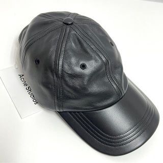 Acne Studios - 新品 アクネ ストゥディオズ レザー キャップ CAP 帽子