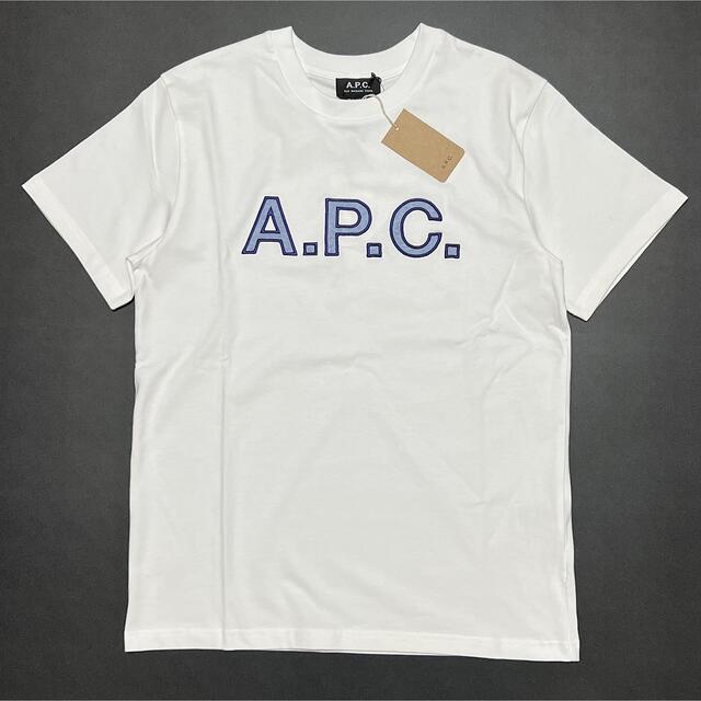 XS状態A.P.C. アーペーセー ビッグ ロゴ Tシャツ 白  APC VPC TEE