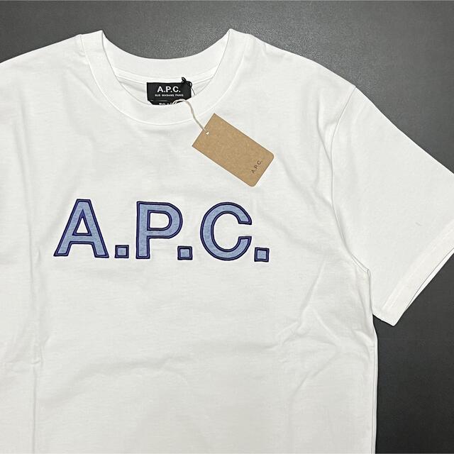 A.P.C. アーペーセー ビッグ ロゴ Tシャツ 白 APC VPC TEE