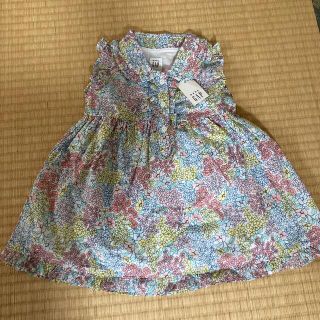 ギャップ(GAP)の【y様専用】GAP花柄ワンピース80cm新品(ワンピース)