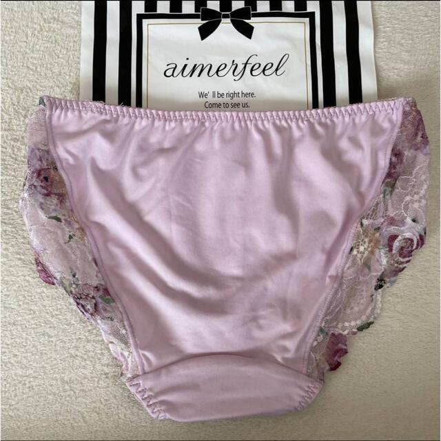 aimer feel(エメフィール)の新品　aimerfeel エメフィール　ショーツ　パンティ　花柄　ピンク　L 　 レディースの下着/アンダーウェア(ショーツ)の商品写真