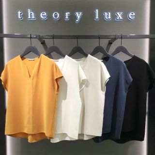 セオリーリュクス(Theory luxe)の専用 セオリーリュクス ウォッシャブルとろみブラウス サンセット オレンジ38(シャツ/ブラウス(半袖/袖なし))