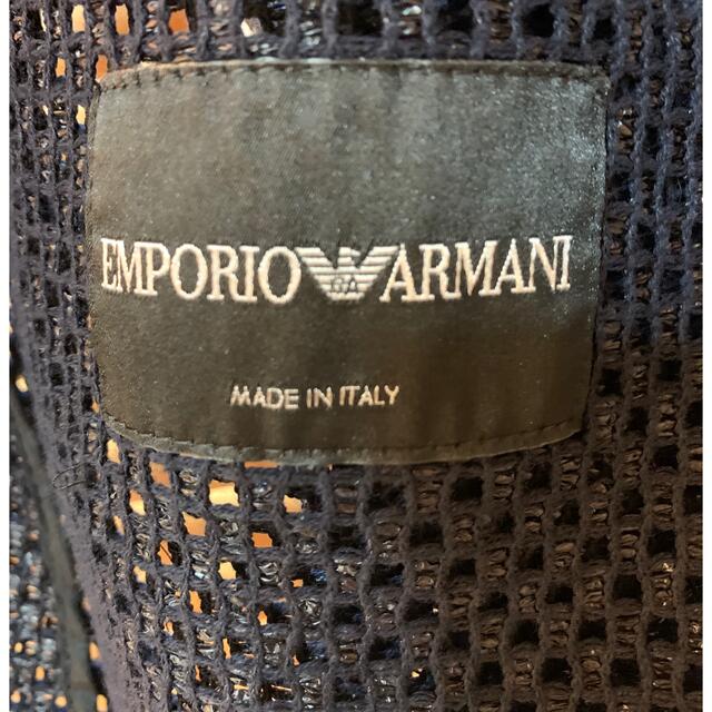 Emporio Armani(エンポリオアルマーニ)のエンポリオアルマーニ メッシュ ジャケット イタリア製 メンズのジャケット/アウター(テーラードジャケット)の商品写真