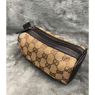 グッチ(Gucci)のGUCCIグッチ　GG柄キャンバスポーチ(ポーチ)