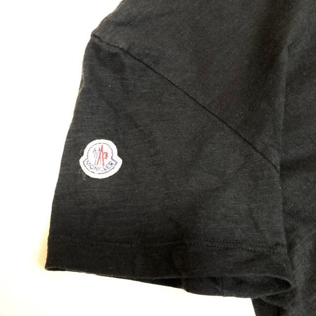 MONCLER(モンクレール)のモンクレール 半袖カットソー サイズS 黒 レディースのトップス(カットソー(半袖/袖なし))の商品写真