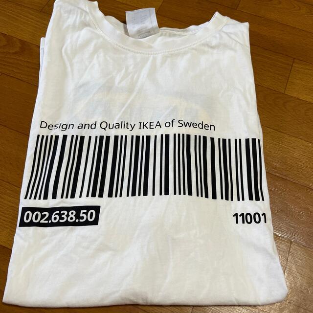 IKEA(イケア)のIKEA  Tシャツ  白  L/XL メンズのトップス(Tシャツ/カットソー(半袖/袖なし))の商品写真