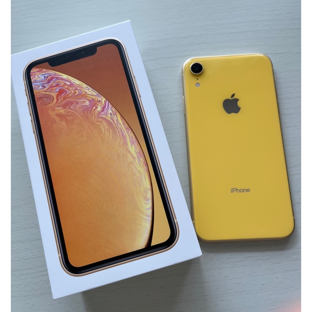 iPhoneXR 128GB イエロー SIMフリー 本体のみ