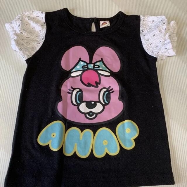 ANAP Kids(アナップキッズ)のANAP【120】♡女の子Tシャツワンピース5着セットバラ売りOK キッズ/ベビー/マタニティのキッズ服女の子用(90cm~)(その他)の商品写真