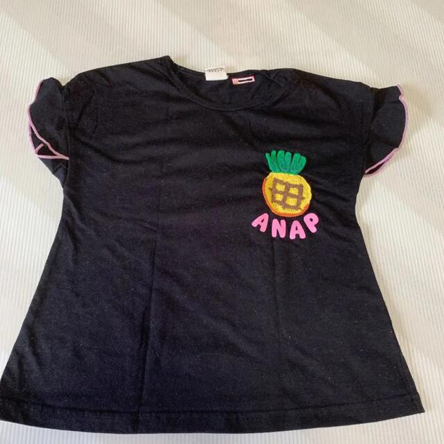 ANAP Kids(アナップキッズ)のANAP【120】♡女の子Tシャツワンピース5着セットバラ売りOK キッズ/ベビー/マタニティのキッズ服女の子用(90cm~)(その他)の商品写真