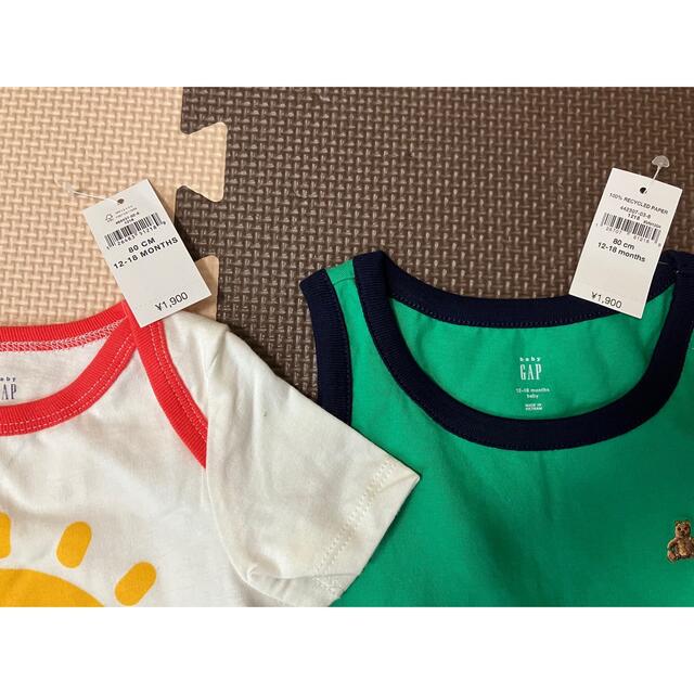 babyGAP(ベビーギャップ)の新品未使用タグ付き　ベビーギャップ　GAP 80サイズ　ロンパース キッズ/ベビー/マタニティのベビー服(~85cm)(ロンパース)の商品写真