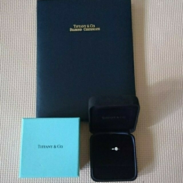 美品❇️プラチナダイヤリング 鑑定書付【TIFFANY】 2