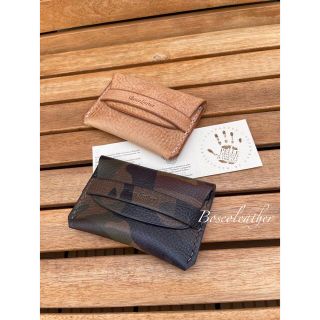 Boscoleather 本革カードケース(名刺入れ/定期入れ)