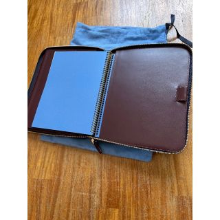 Smythson - スマイソン SMYTHON レザーA5ジップノートホルダー
