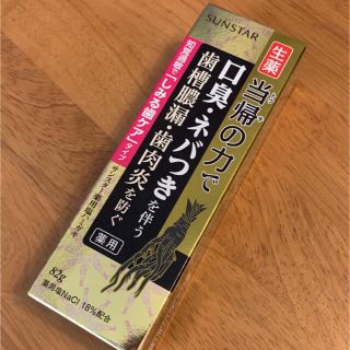 サンスター(SUNSTAR)の薬用塩ハミガキ トウキの力で口臭ネバつきを伴う歯槽膿漏、歯肉炎を防ぐ(口臭防止/エチケット用品)