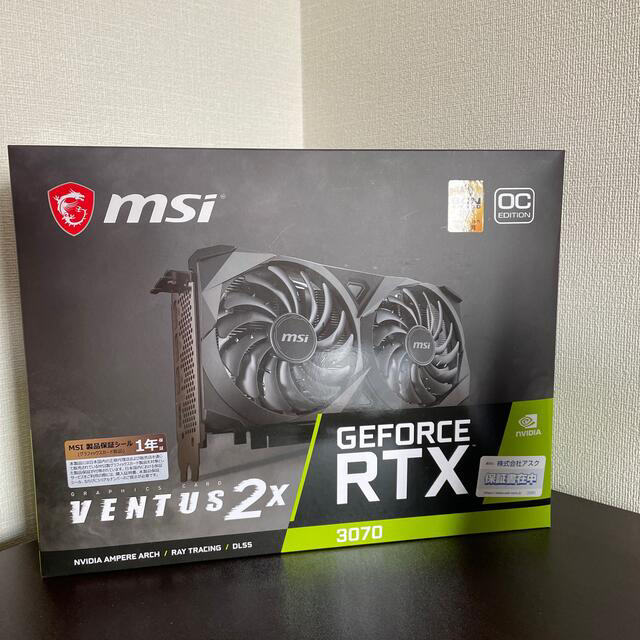 送料無料/即納】 RTX GeForce MSI 3070 OC 2X VENTUS PCパーツ