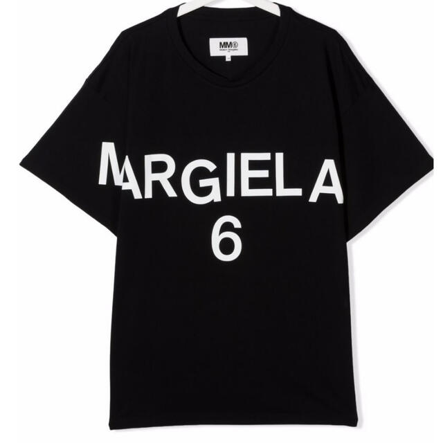 MM6 メゾンマルジェラ ロゴTシャツ ブラック 12 超歓迎 www.toyotec.com