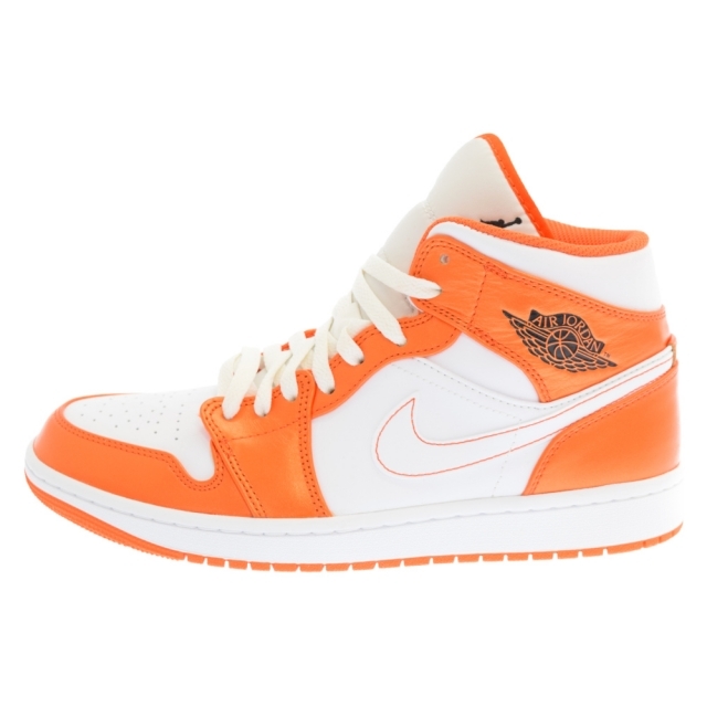 NIKE ナイキ AIR JORDAN MID エアジョーダン ミッド ミドルカットスニーカー オレンジ/ホワイト DM3531-800