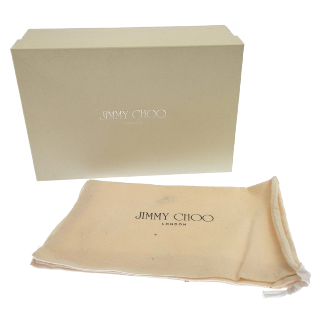 JIMMY CHOO(ジミーチュウ)のJIMMY CHOO ジミーチュウ 123 PAPYRUS オープン トゥ ウエッジソール スウェード レザー サンダル ネイビー レディースの靴/シューズ(サンダル)の商品写真