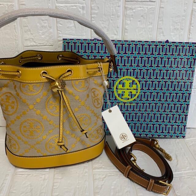 Tory Burch - トリーバーチ モノグラム パンチングレザー バケットバッグ トリーバーチ 巾着の通販 by あーちゃん's shop