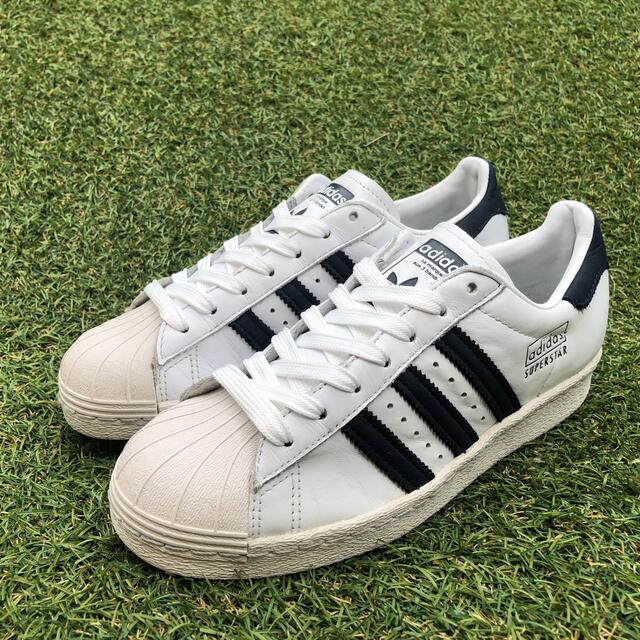 送料無料】 美品22.5 adidas SS80S アディダス スーパースター80s H88