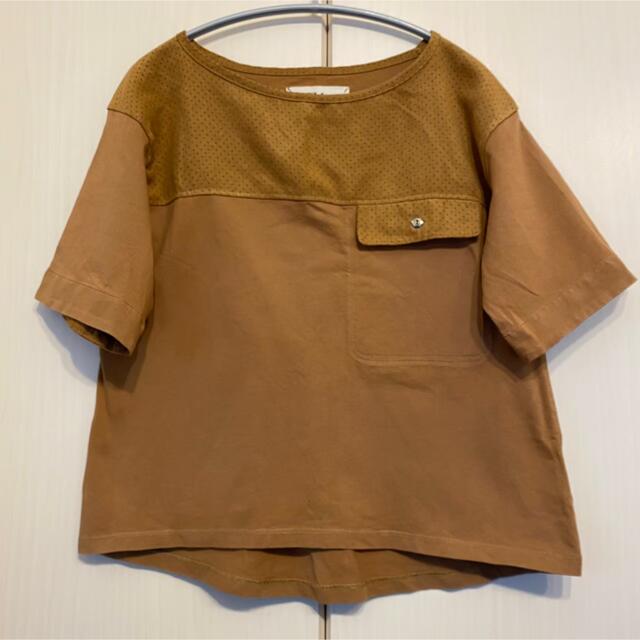 COMME CA ISM(コムサイズム)のコムサ　半袖カットソー　おにぎり レディースのトップス(Tシャツ(半袖/袖なし))の商品写真