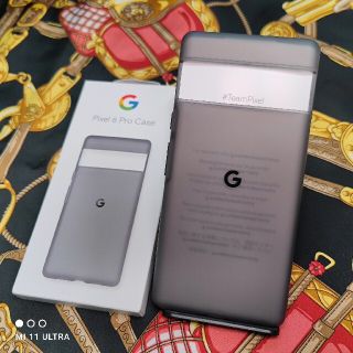 グーグルピクセル(Google Pixel)のGoogle Pixel 6Pro 純正ケース 未使用品 Stormy Sky(Androidケース)