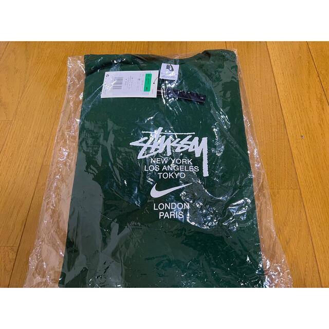 STUSSY(ステューシー)の新品　Nike x Stussy International Tee Green メンズのトップス(Tシャツ/カットソー(半袖/袖なし))の商品写真