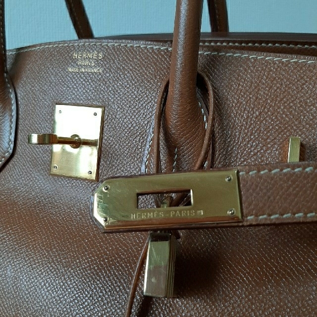 Hermes(エルメス)のHERMES　バーキン35　　革クシュベル　　キャメル色　クリーニング済 レディースのバッグ(ハンドバッグ)の商品写真