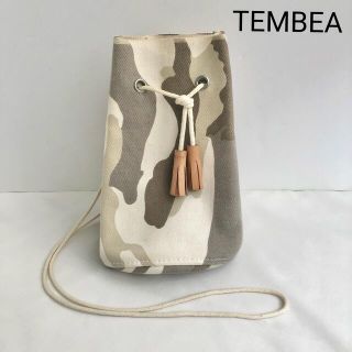 TEMBEA テンベア　カモフラ柄　巾着バッグ　ゲームポーチ  ショルダーバッグ(ショルダーバッグ)