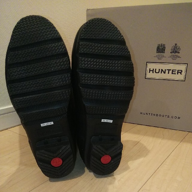 HUNTER(ハンター)のHUNTERレインブーツ☆新品未使用 ＵＫ5 ブラック レディースの靴/シューズ(レインブーツ/長靴)の商品写真
