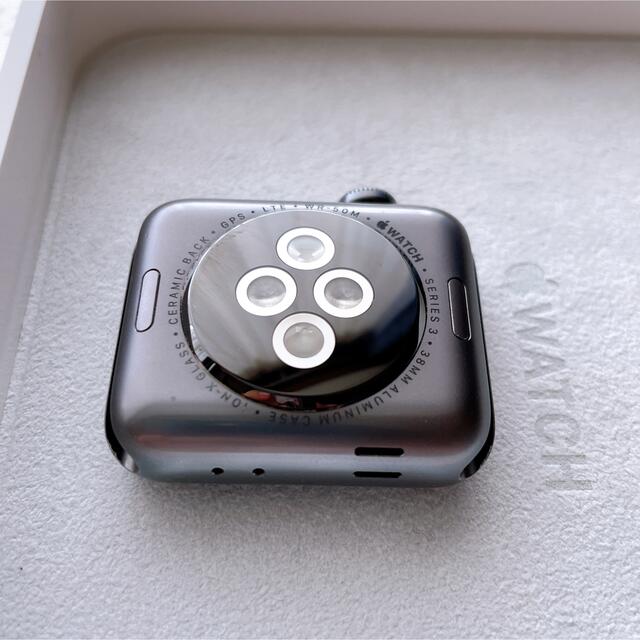 Apple Watch シリーズ3 アップルウォッチ 38mm グレーメンズ