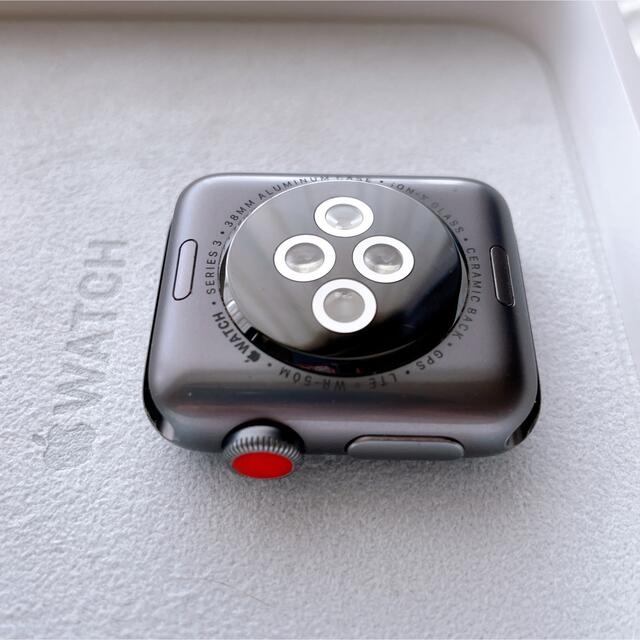 Apple Watch シリーズ3 アップルウォッチ 38mm グレーメンズ