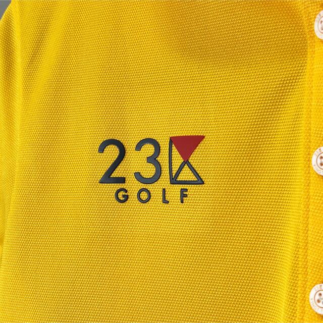 23区(ニジュウサンク)の21. 23区GOLF レディース 半袖 ゴルフ ポロシャツ イエロー M スポーツ/アウトドアのゴルフ(ウエア)の商品写真