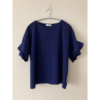 フリル袖Tシャツブラウス(シャツ/ブラウス(半袖/袖なし))